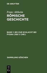 Bis zur Schlacht bei Pydna (168 v. Chr.)