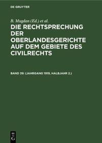 (Jahrgang 1919, Halbjahr 2.)