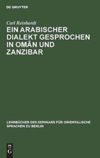 Ein Arabischer Dialekt Gesprochen in Omān Und Zanzibar