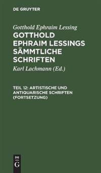 Artistische Und Antiquarische Schriften (Fortsetzung)