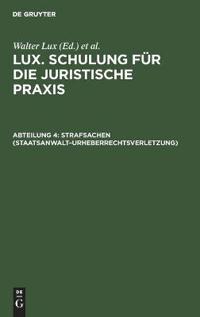 Strafsachen (Staatsanwalt-Urheberrechtsverletzung)