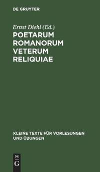 Bokomslag för "Poetarum Romanorum Veterum Reliquiae"