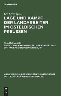 Vom Anfang Des 19. Jahrhunderts Bis Zur Novemberrevolution 1918/19