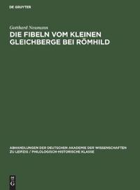 Die Fibeln Vom Kleinen Gleichberge Bei Römhild