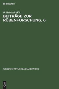 Beiträge Zur Rübenforschung, 6