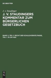Recht Der Schuldverhältnisse, Teil I. §§ 241-580