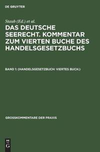 (Handelsgesetzbuch: Viertes Buch.)