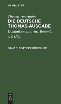Gott Der Dreieinige