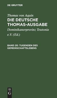 Tugenden Des Gemeinschaftslebens