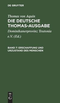 Erschaffung Und Urzustand Des Menschen