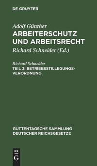 Betriebsstillegungsverordnung
