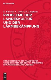 Probleme Der Landeskultur Und Der Lärmbekämpfung