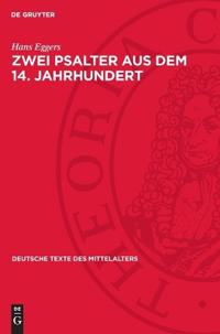 Zwei Psalter Aus Dem 14. Jahrhundert