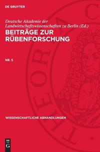 Beiträge Zur Rübenforschung. Nr. 5