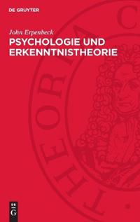 Psychologie Und Erkenntnistheorie