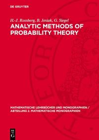 Analytic Methods of Probability Theory