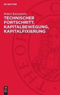 Technischer Fortschritt, Kapitalbewegung, Kapitalfixierung