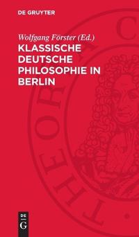 Klassische Deutsche Philosophie in Berlin