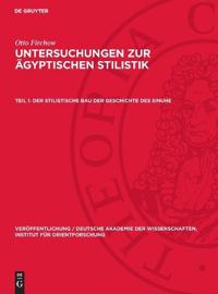 Der stilistische Bau der Geschichte des Sinuhe