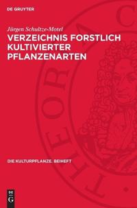 Verzeichnis Forstlich Kultivierter Pflanzenarten