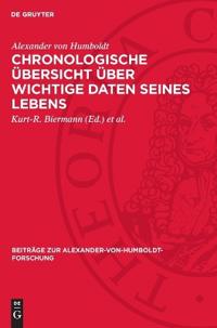 Chronologische Übersicht Über Wichtige Daten Seines Lebens