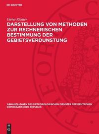 Darstellung Von Methoden Zur Rechnerischen Bestimmung Der Gebietsverdunstung