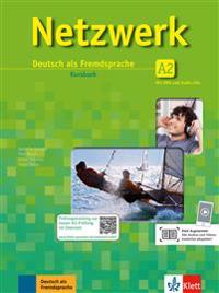 Netzwerk A2: Deutsch als Fremdsprache - Kursbuch mit DVD und 2 Audio-CDs