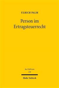 Person im Ertragsteuerrecht