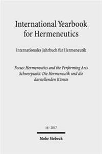 International Yearbook for Hermeneutics / Internationales Jahrbuch für Hermeneutik