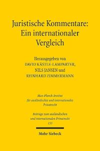 Juristische Kommentare: Ein internationaler Vergleich