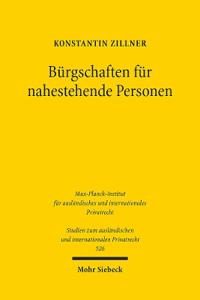 Bürgschaften für nahestehende Personen