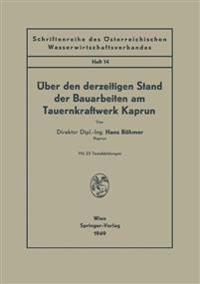 Über den derzeitigen Stand der Bauarbeiten am Tauernkraftwerk Kaprun