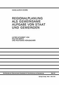 Regionalplanung als Gemeinsame Aufgabe von Staat und Gemeinden