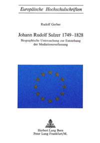 Johann Rudolf Sulzer 1749-1828