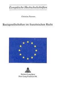 Basisgesellschaften Im Franzoesischen Recht