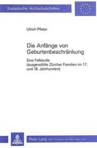 Die Anfaenge Von Geburtenbeschraenkung