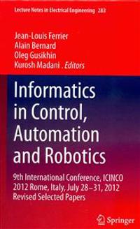 Informatics in Control, Automation and Robotics