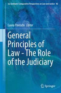 General Principles of Law - The Role of the Judiciary