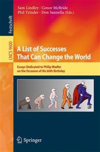 A List of Successes That Can Change the World