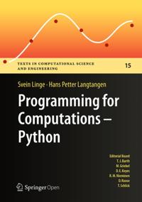 Texts in Computational Science and Engineering
