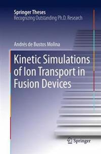 Kinetic Simulations of Ion Transport in Fusion Devices