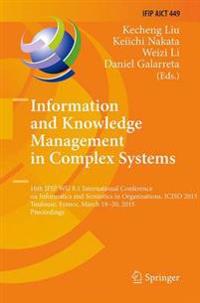 Information and Knowledge Management in Complex Systems