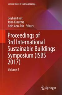 Proceedings of 3rd International Sustainable Buildings Symposium (ISBS 2017)