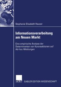 Informationsverarbeitung am Neuen Markt