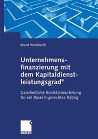 Unternehmensfinanzierung mit dem Kapital-dienstleistungsgrad®