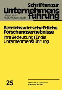 Schriften zur Unternehmensführung
