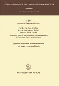 System zur inversen Bildtransformation mit elektrooptischen Mitteln