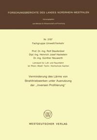 Forschungsberichte des Landes Nordrhein-Westfalen