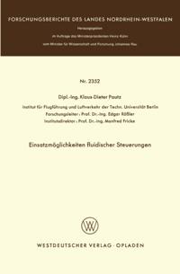 Forschungsberichte des Landes Nordrhein-Westfalen