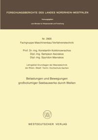 Belastungen und Bewegungen großvolumiger Seebauwerke durch Wellen